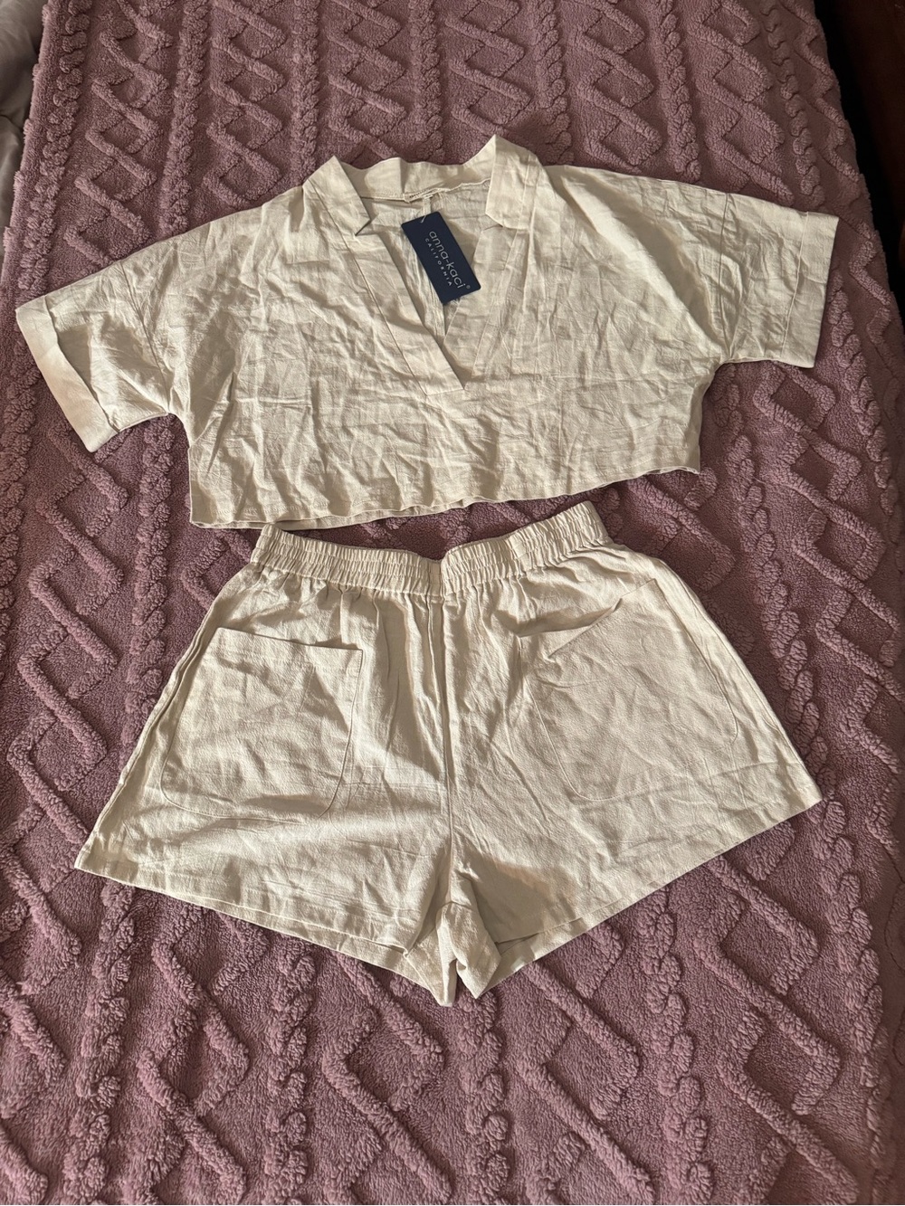Anna Kaci short and top set